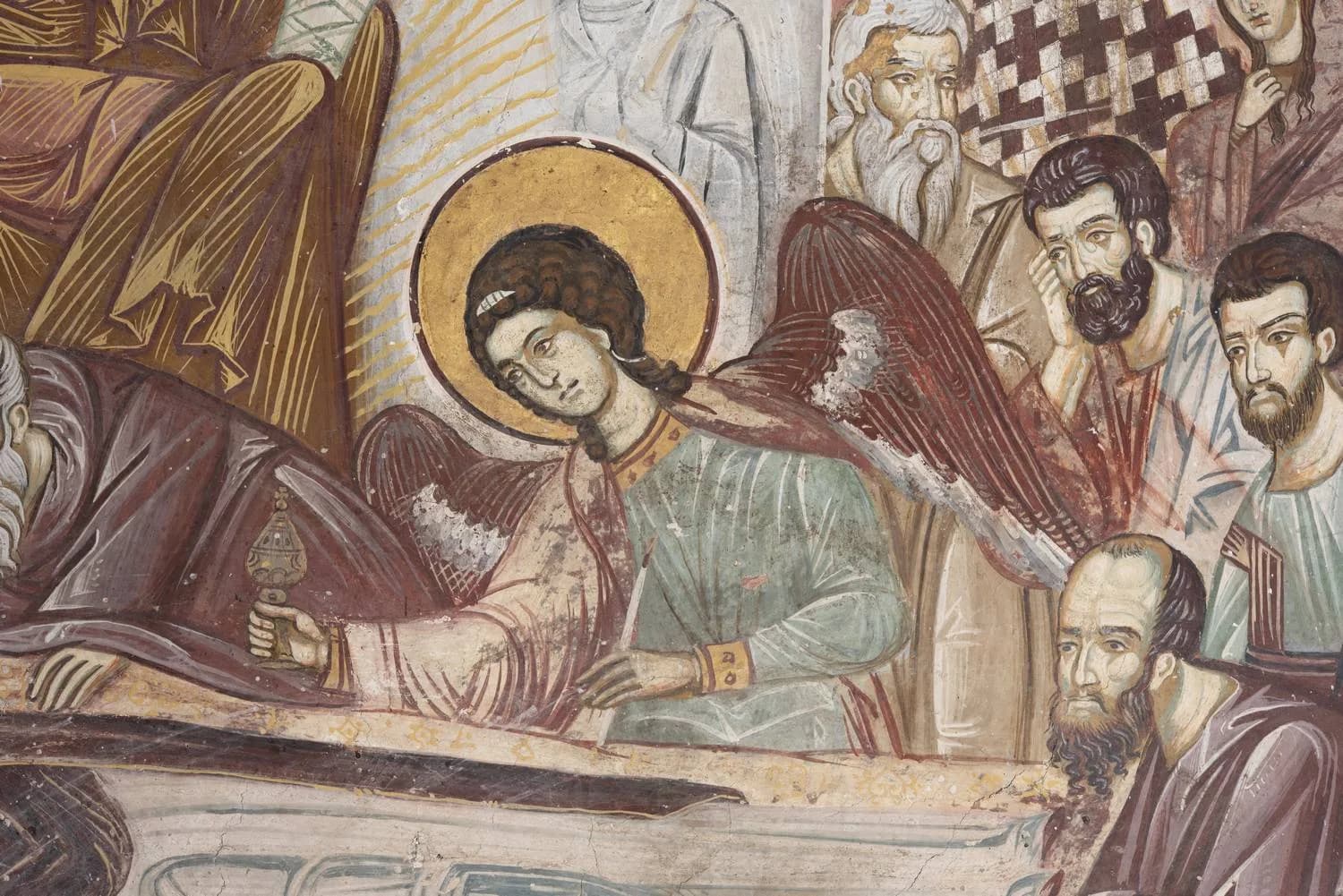 Προεπισκόπηση εικόνας για Κοίμηση της Θεοτόκου (λεπτομέρεια)