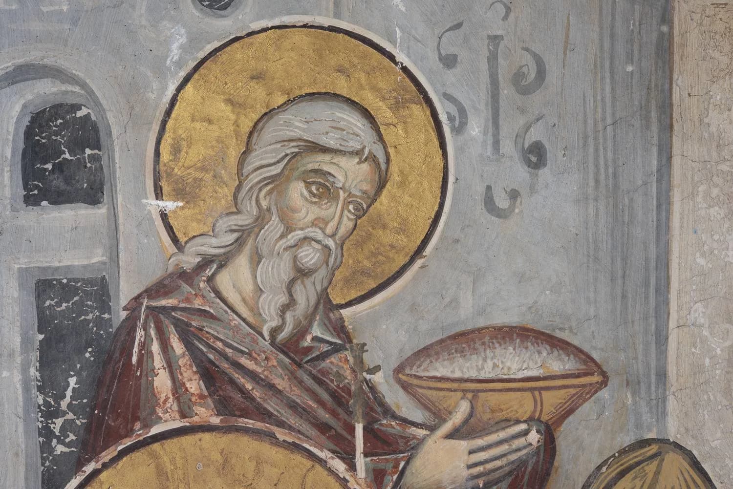 Προεπισκόπηση εικόνας για Η Αγία Τριάδα (Φιλοξενία του Αβραάμ) / λεπτομέρεια